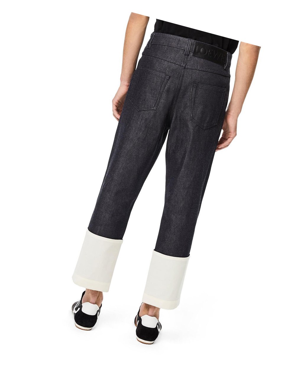 Loewe Fisherman jeans in denim Navy Blue | XG6540981