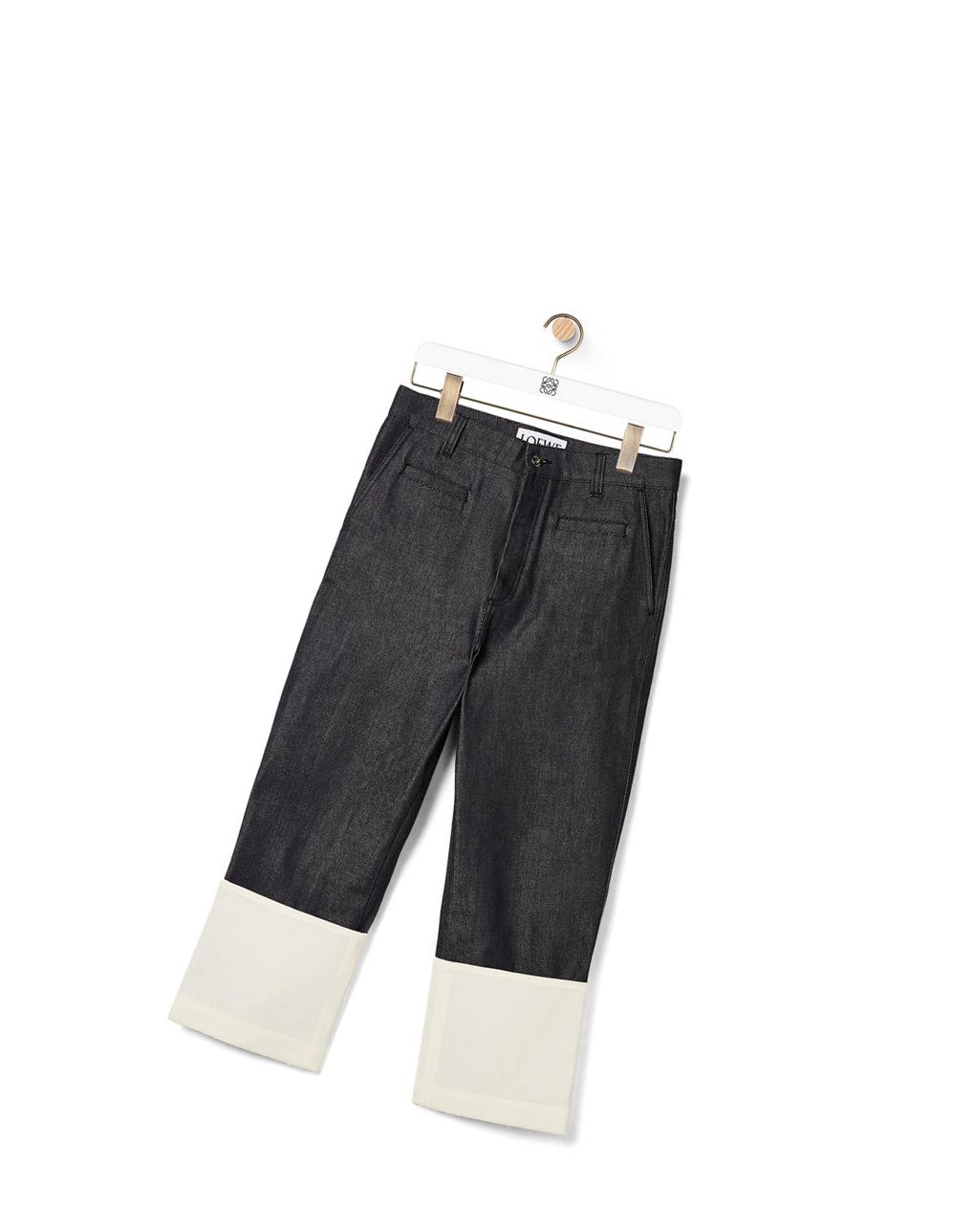 Loewe Fisherman jeans in denim Navy Blue | XG6540981