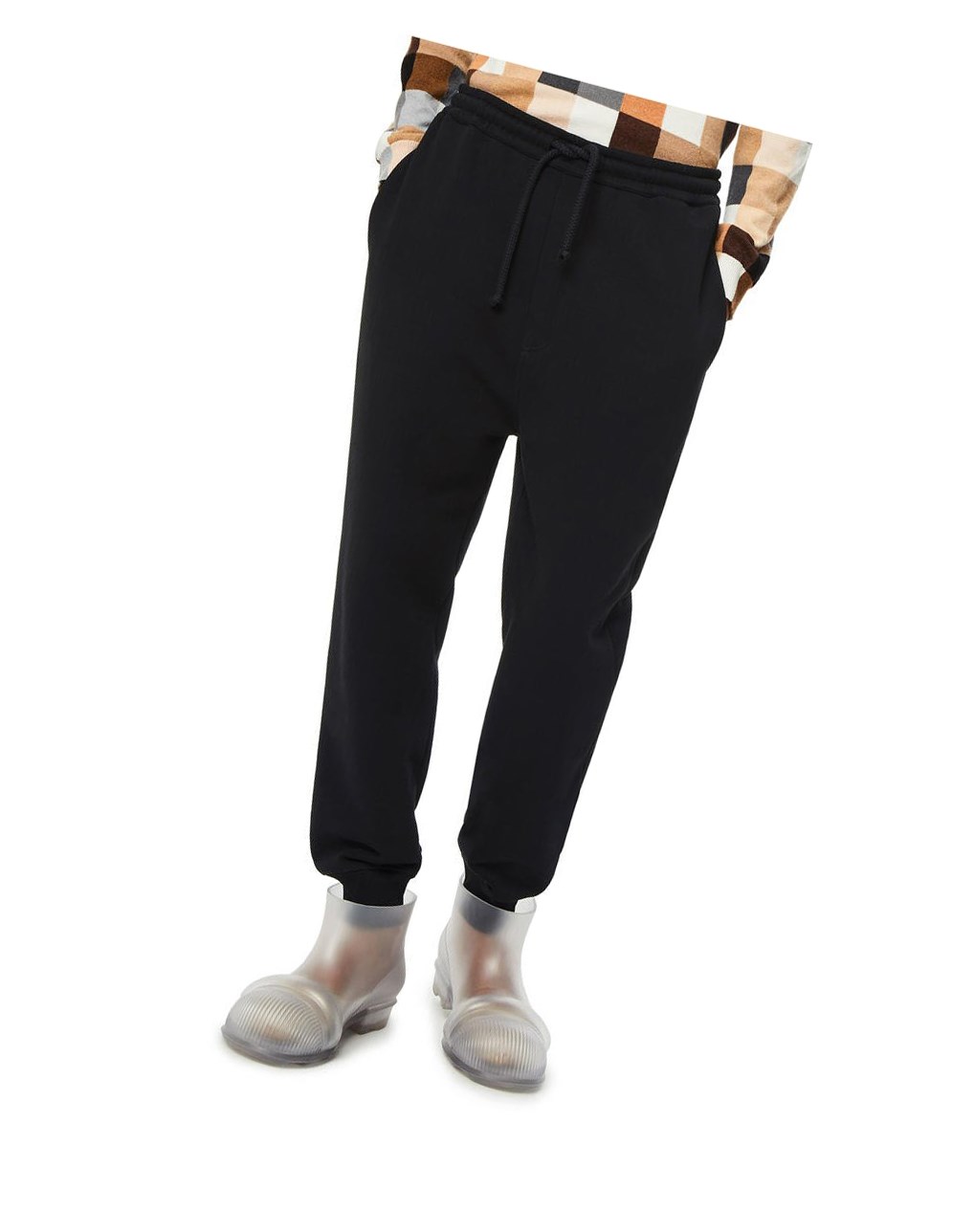 Loewe Jogging trousers in cotton Black | CD9014236