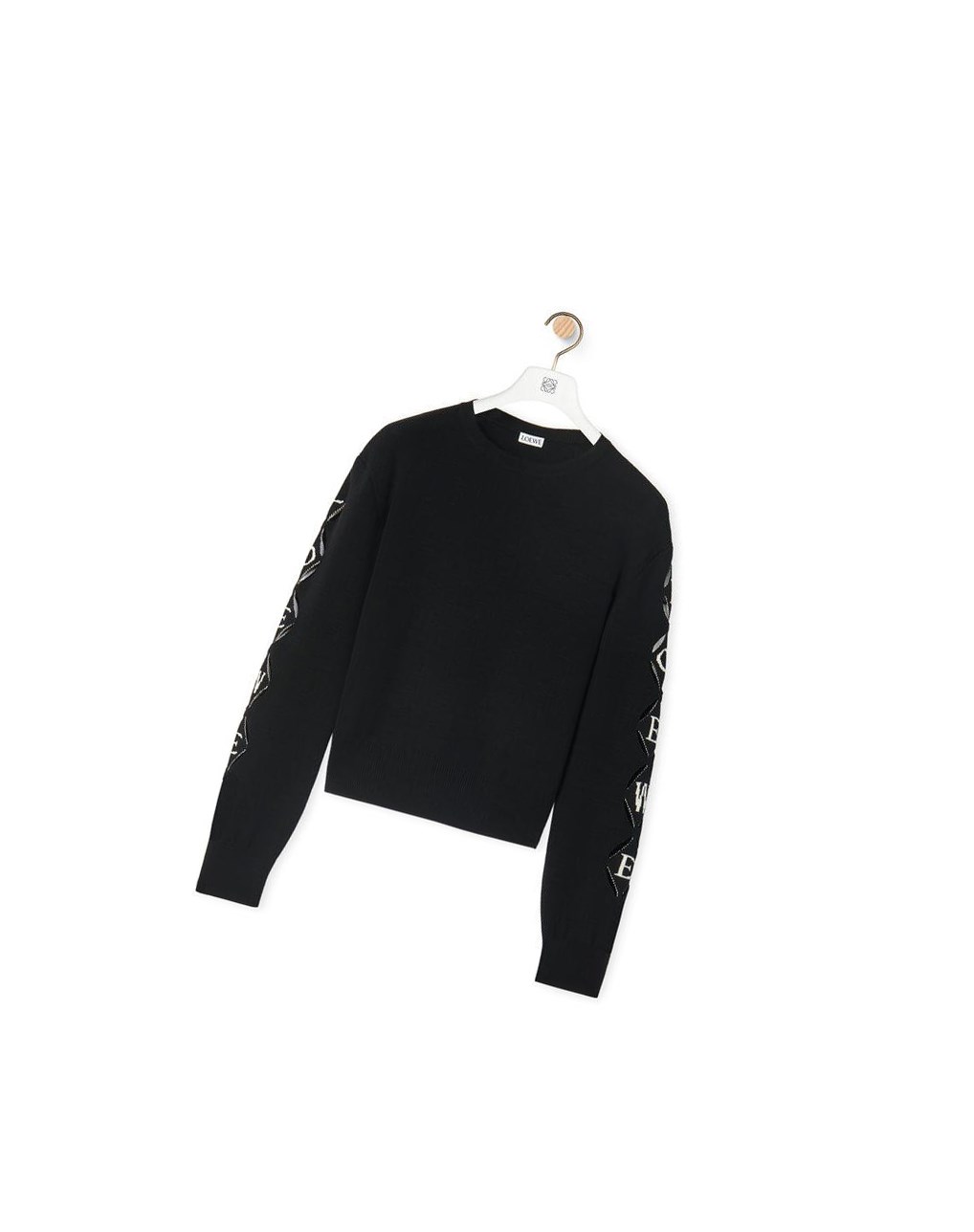 Loewe LOEWE cut-out sweater in wool Black | NP3186207