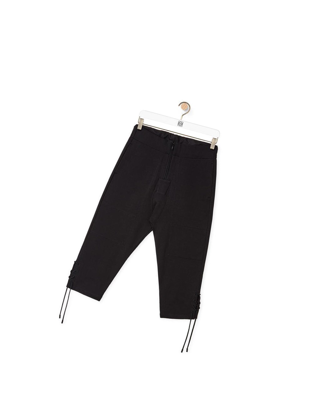 Loewe Lacing shorts in cotton Black | JU9458037