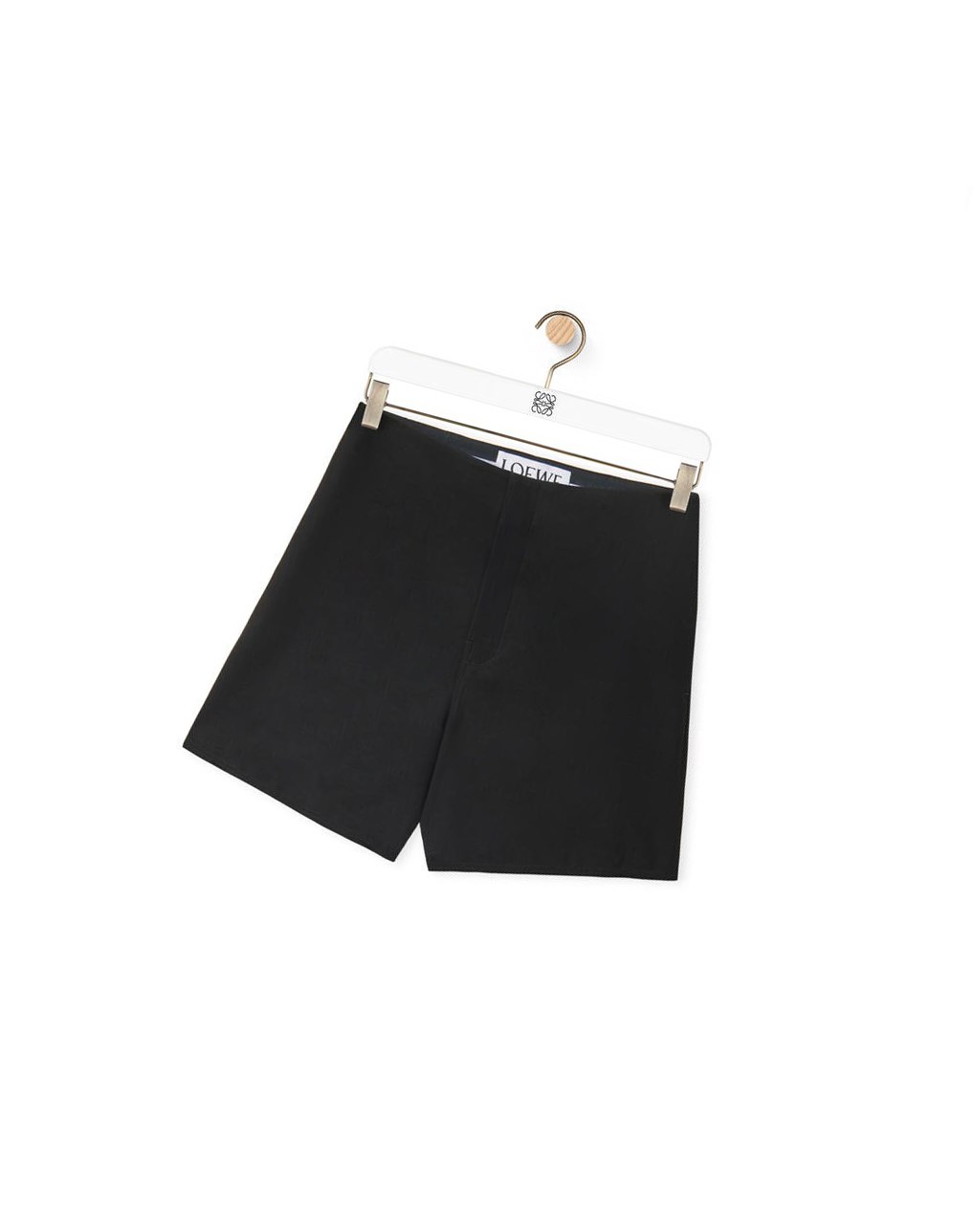 Loewe Mini shorts in wool Black | VW6134870