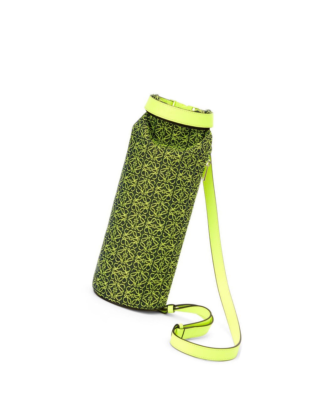 Loewe Backpacks Outlet Shop - Mens Roll Top Sling in Anagram jacquard and  calfskin Neon Yellow / Deep Navy