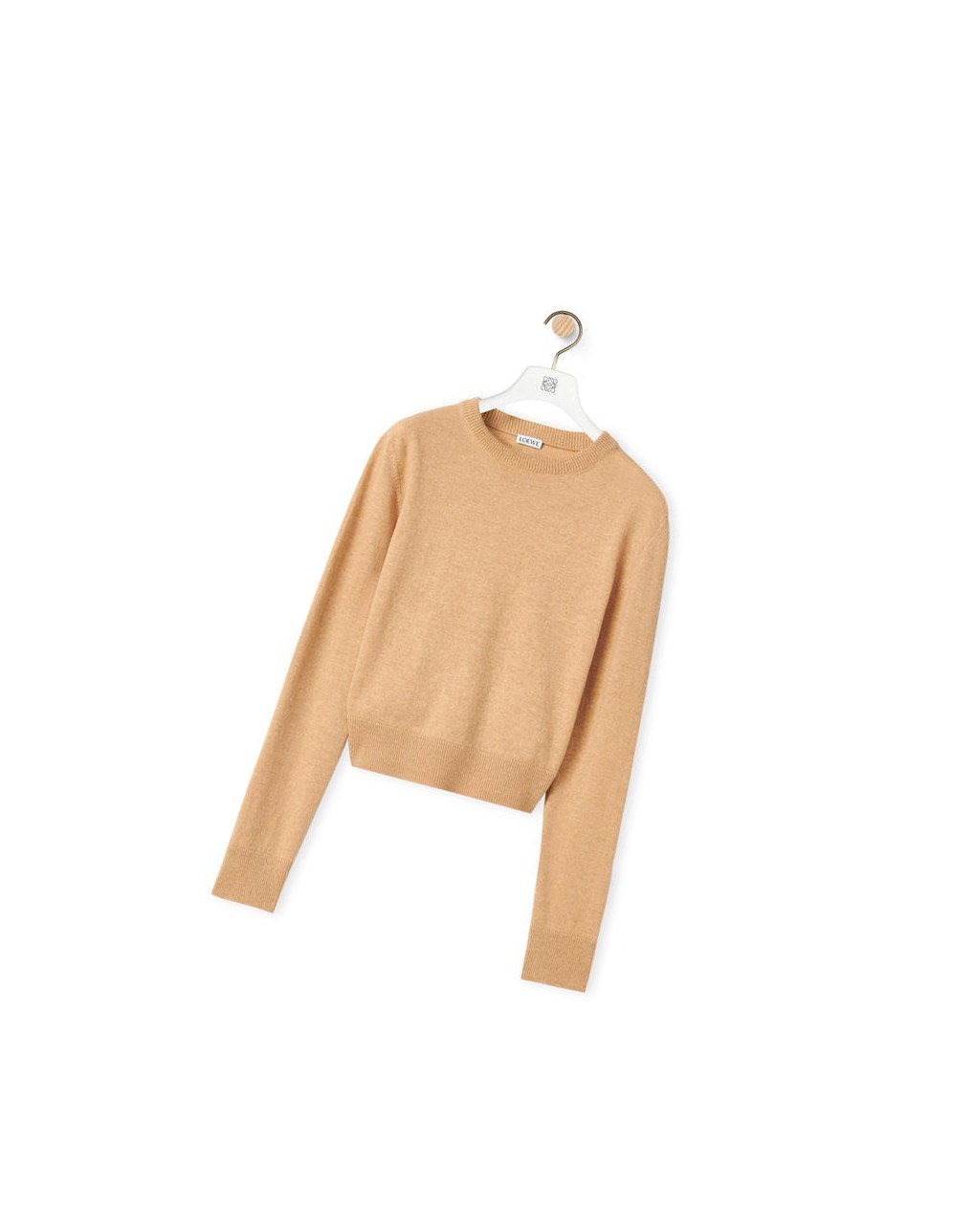 Loewe Twisted sweater in wool Camel | AK2567893